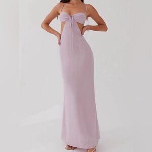 Peppermayo Lavender Backless Maxi Dress